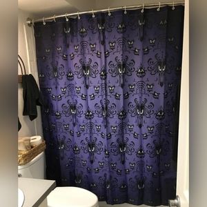 New Haunted Mansion purple 72x72 purple shower curtain.Please ask if available